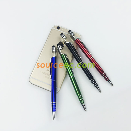 Customization Stylus Ball Pen With Mobile Stand Corporate Gifts