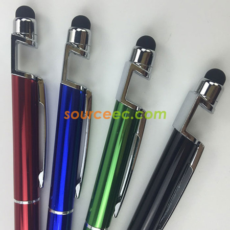 Customization Stylus Ball Pen With Mobile Stand Corporate Gifts