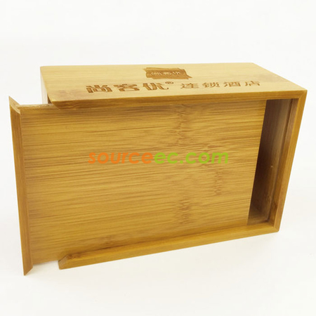 Customization Rectangle Bamboo Tissue Box Corporate Gifts