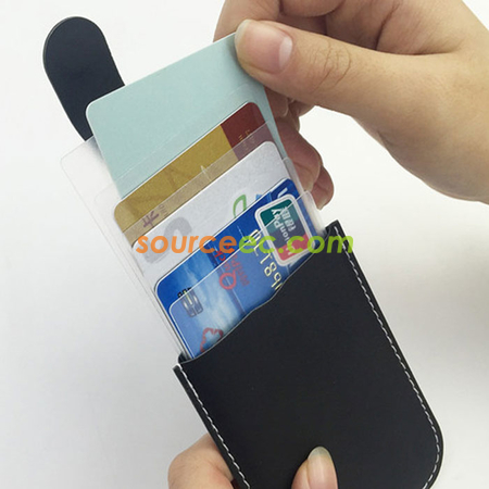 Customization PU Card Holder With RFID Protection Corporate Gifts