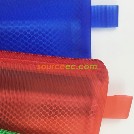 Customization  Zippered Mesh Pouch Corporate Gifts