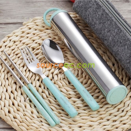 Customization Cutlery Set with Pouch Corporate Gifts