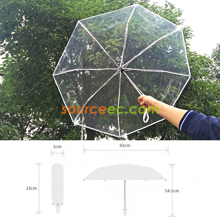 Customization Transparent Folding Umbrella Corporate Gifts