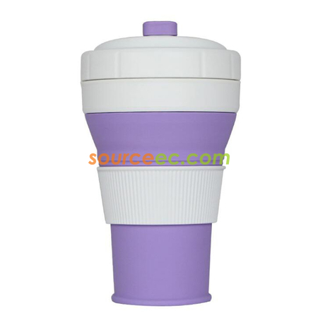 Customization 450ML Silicone Collapsible Coffee Cup Corporate Gifts