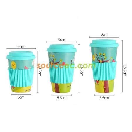 Customization Bamboo Fiber Coffee Cup Corporate Gifts
