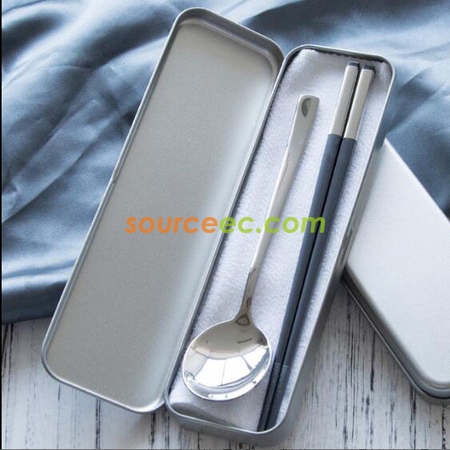 Customization Metal Tableware Suit Corporate Gifts