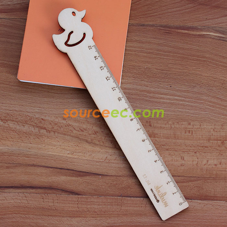 Customization Animal Wooden Ruler Corporate Gifts