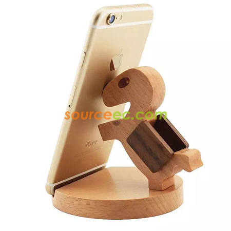 Customization Horse-shaped Wooden Phone Holder Corporate Gifts