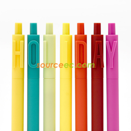 Customization ALPHA Press Gel Pen Corporate Gifts