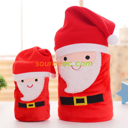 Customization Christmas Rolling Blanket Corporate Gifts