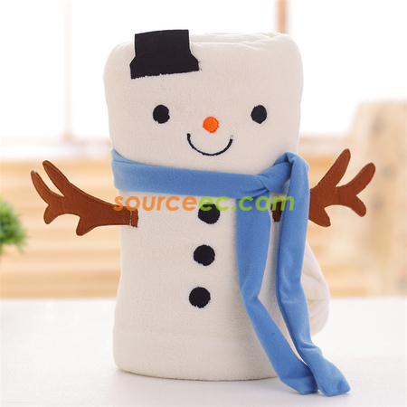 Customization Christmas Rolling Blanket Corporate Gifts
