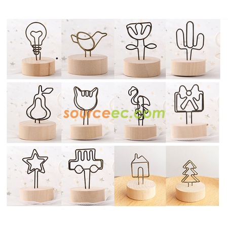 Customization Wood Memo Clip Corporate Gifts