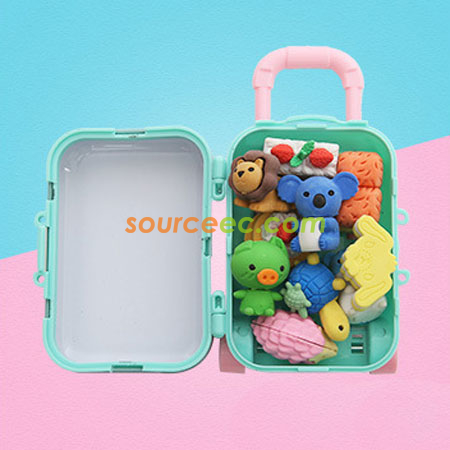 Customization Luggage-shape Tinplate Storage Box Corporate Gifts