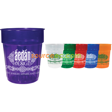 Customization Fluted Jewel Stadium Cup Corporate Gifts