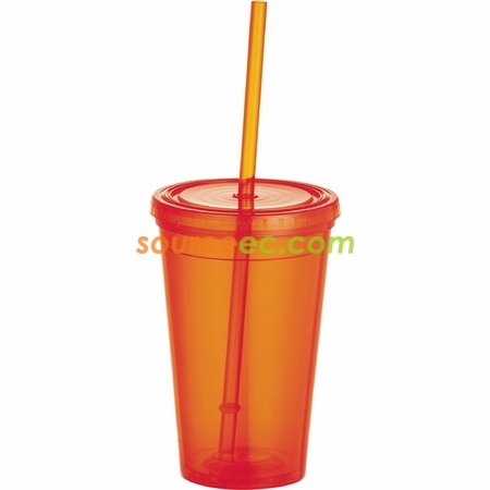 Customization Tumbler with Straw Corporate Gifts
