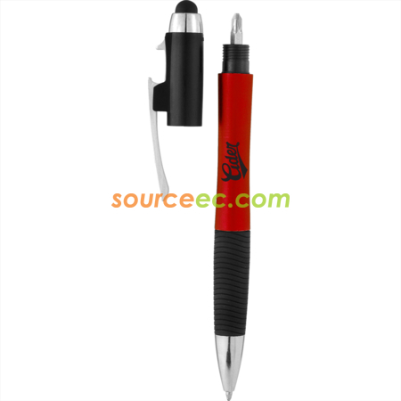 Customization 4 in 1 Bottle Opener Tool Stylus Pen Corporate Gifts