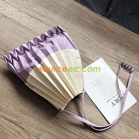Customization Pleated-design Canvas Bag Corporate Gifts