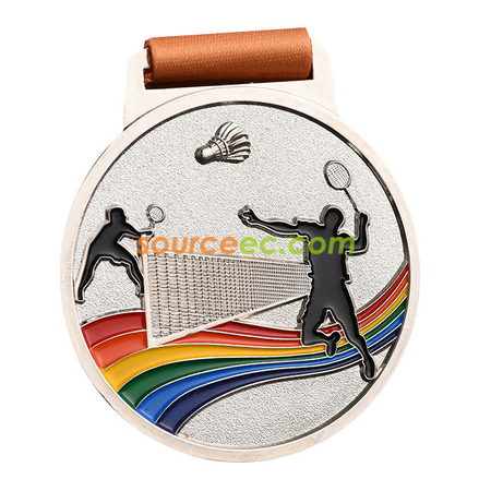 Customization Colorful Badminton Medal Corporate Gifts