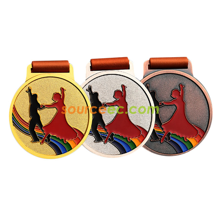 Customization Colorful Dance Competition Medal Corporate Gifts