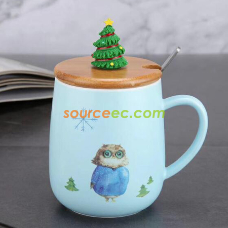 Customization Christmas ceramic cup Corporate Gifts