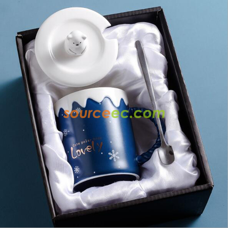 Customization Christmas ceramic cup Corporate Gifts