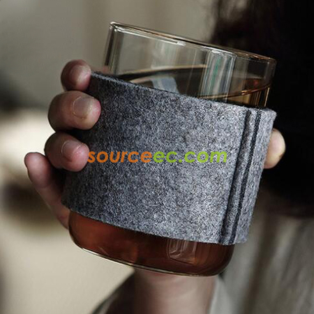 Customization Felt Heat Insulation Cup Cover Corporate Gifts