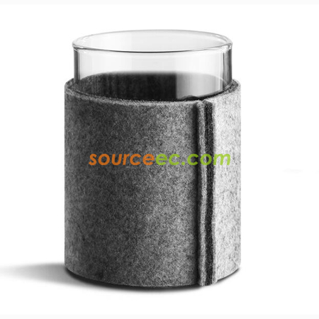 Customization Felt Heat Insulation Cup Cover Corporate Gifts