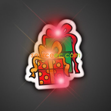 Customization Christmas LED Badge Corporate Gifts