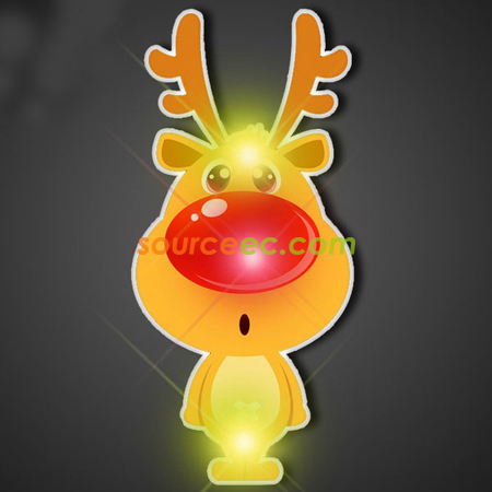Customization Christmas LED Badge Corporate Gifts