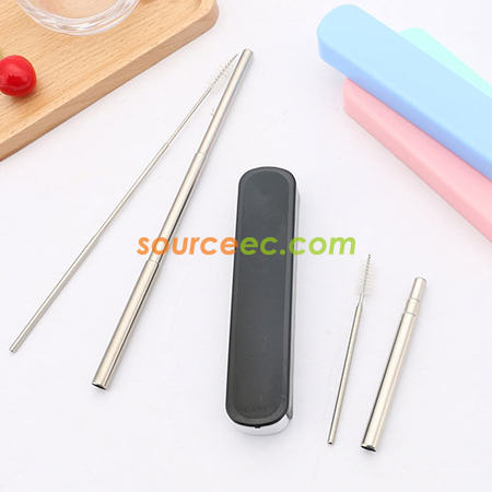 Customization Retractable Stainless Steel Straw Corporate Gifts
