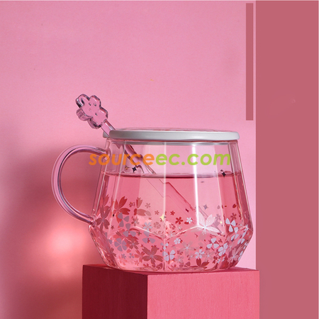 Customization Diamond Cherry Blossom Glass Corporate Gifts