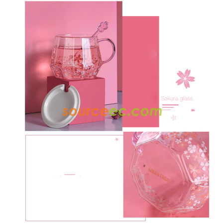 Customization Diamond Cherry Blossom Glass Corporate Gifts