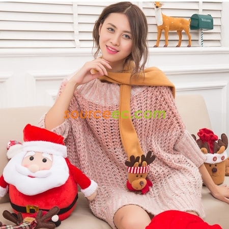 Customization Christmas warm scarf Corporate Gifts