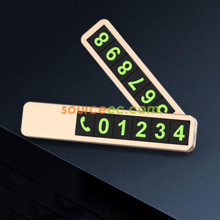 Customization Glowing Parking Card Corporate Gifts
