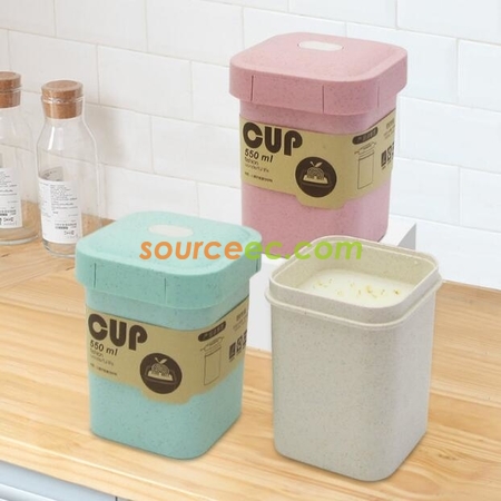 Customization 550ML Wheat Straw Coffee Cup Corporate Gifts