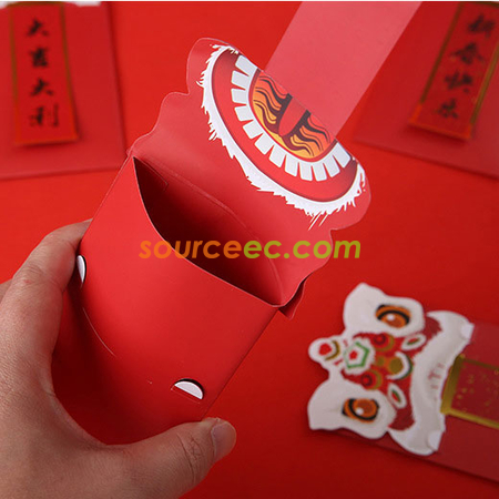 Customization Lion Red Packet Corporate Gifts