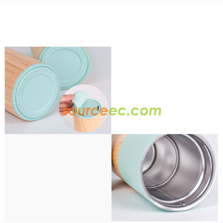 Customization Stainless Steel Bamboo Cup Corporate Gifts