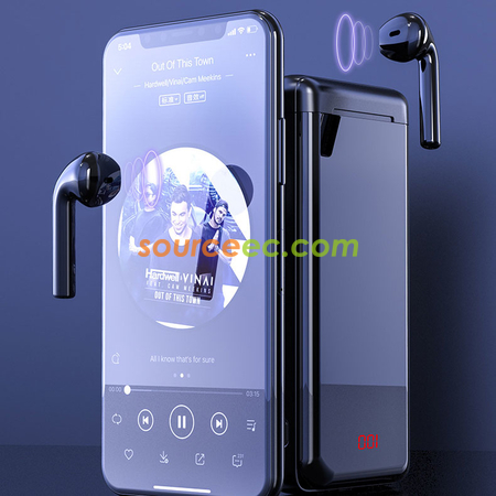 Customization Power Bank with Bluetooth Headset Corporate Gifts