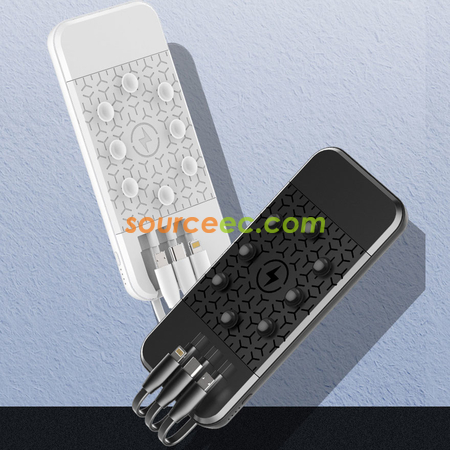 Customization Suction Power Bank with In-Built Type C / Micro Corporate Gifts