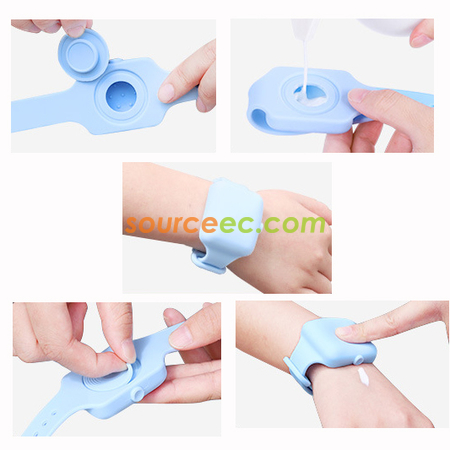Customization Disposable And Disinfected Silicone Sub-Packing Bracelet Corporate Gifts