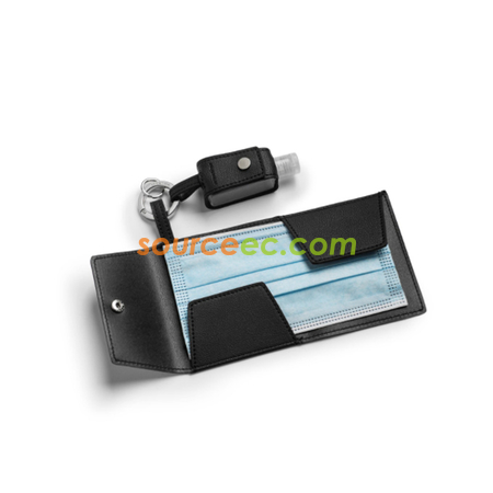 Customization PU Storage Bag For Hand Sanitizer And Mask Corporate Gifts