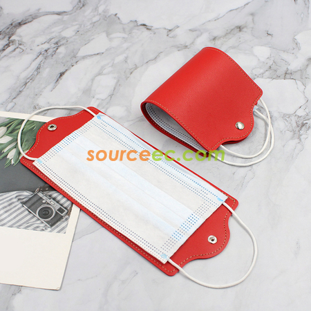 Customization PU Folding Mask Storage Clip Corporate Gifts