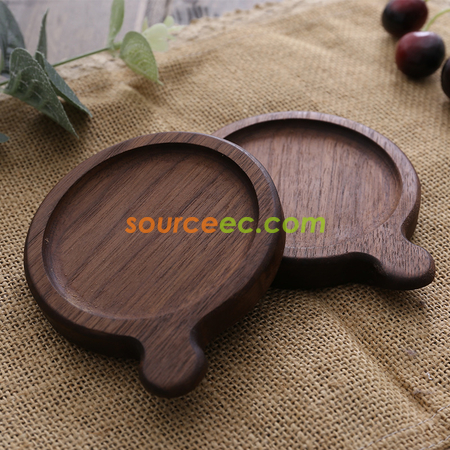 Customization Japanese Wooden Coffee Coaster Corporate Gifts