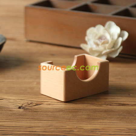 Customization Japanese Style Wooden Coaster Suit Corporate Gifts