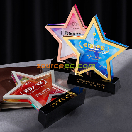 Customization Colorful Star Crystal Constellation Corporate Gifts