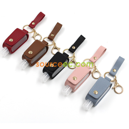 Hand Sanitizer Leather Case