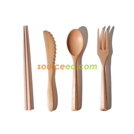 Customization Eco-friendly Tableware with Paper Bag Corporate Gifts