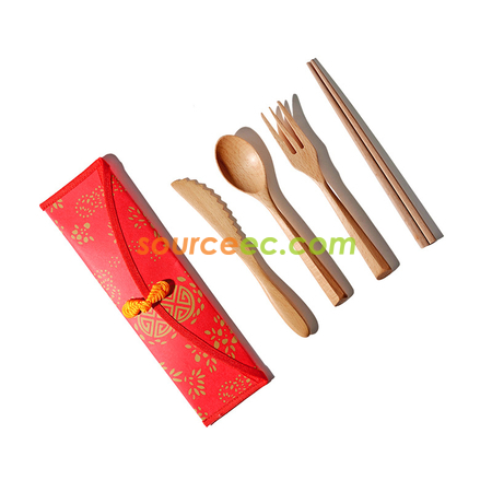 Customization Eco-friendly Tableware with Paper Bag Corporate Gifts