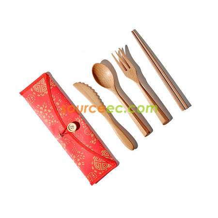 Customization Eco-friendly Tableware with Paper Bag Corporate Gifts