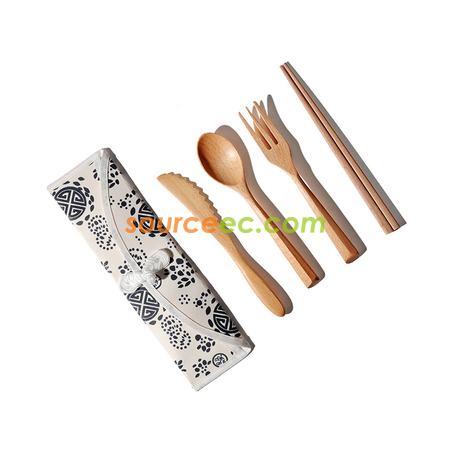 Customization Eco-friendly Tableware with Paper Bag Corporate Gifts